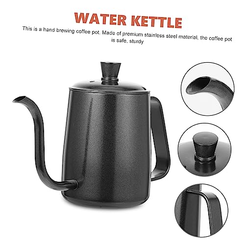 FUNOMOCYA Coffee Maker Espresso Maker Thickened Coffee Kettle Whistling Tea Kettle Handle Stovetop Kettle Espresso Grounds Household Stovetop Kettle Coffee Pot Stainless Steel