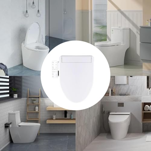 Heated Bidet Seat, Air Dryer Toilet Seat Instant Heated, Smart Bidet Seat, Electronic Heated Toilet Seat, Luxurious Comfort for Home and Hotel