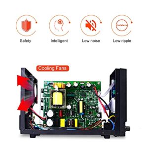 DC Power Supply Adjustable 4 Digit Lab Bench Power Source 30V 10A 60V 5A AC Switching Stabilized Power Supply(DPS605U 60V 5A)