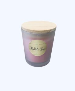 bubble gum scented candle, 7oz