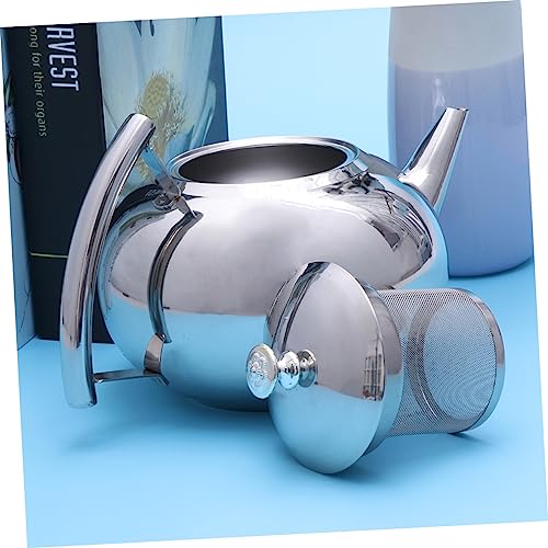 IMIKEYA Cookware Tea Kettle Modern Water Warmer Espresso Coffee Machine Espresso Machine Insulated Coffee Cups with Lids Espresso Maker Pot Espresso Cups Water Jug Insulated Silver