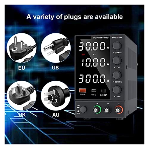 DC Power Supply Adjustable Lab Bench Power Source 30V 10A 60V 5A Voltage Regulator Stabilizer Switching Supply(DPS305U)