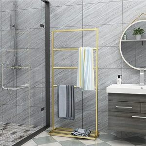 Towel Racks, Towel Rack Free-Standitowel Rack Multifunctional Towel Rack for Hangitowels Bath Towels Can Be Placed in The Liviroom Bathroom Bedroom/D/60Cm