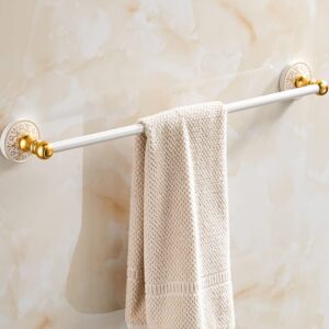 Towel Racks, Towel Rack Bathroom Wall Mounted Towel Rail Single Towel Bar Towel Rack Space Aluminum Towel Rail Bathroom Kitchen Wall Mounted Towel Rack Bathroom Shelf/a/60Cm