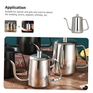 GRADENEVE Coffee Pot Office Tea Kettle Coffee Brewing Tool Coffee Machines Water Kettle Coffee Espresso Maker Drip Coffee Maker Kettle Kettle Gooseneck Kettle Stainless Steel