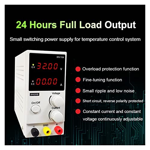 4LED Adjustable DC Power Supply 30V 10A Laboratory Variable Switch Bench Power Supply Stabilized Power Source(LW-K1003D)