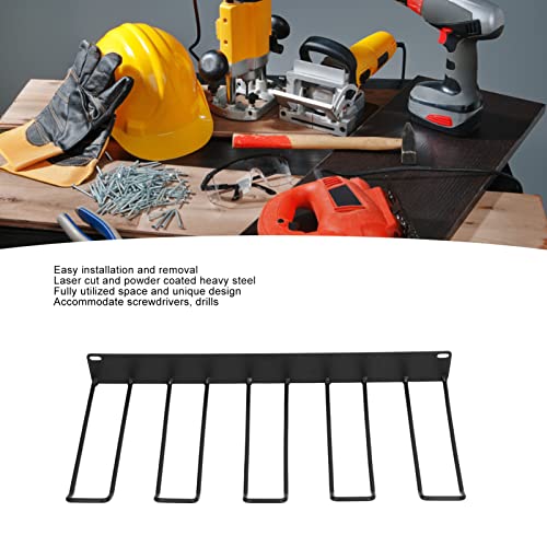 YZSHILIUHUA Power Tool Organizer Wall Mounted Storage Rack for Garage, Versatile Drill Holder with Steel Design for Efficient Tool Management and Easy Access in Workshop