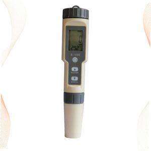 ULTECHNOVO Pen Hydrometer Water Quality Tester Temperature Tester Water Salimeter Salt Meter Salt Water Gravimeter Light Grey