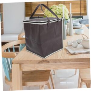 OUNONA Crock Insulated Bag Pizza Bag Bags Transport Bag Insulated Lunch Bag Insulated Tote Bag Insulated Shopping Bag Catering Bag Insulated Picnic Bag Picnic Cool Bag Cloth Coffee