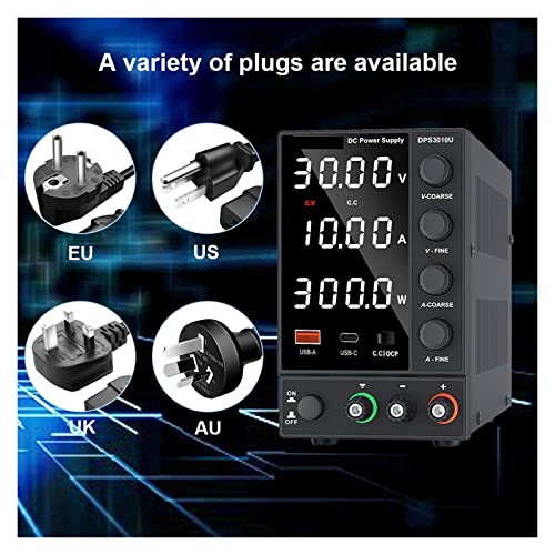 DC Power Supply Adjustable Lab Bench Power Source 30V 10A 60V 5A Voltage Regulator Stabilizer Switching Supply(DPS605U)