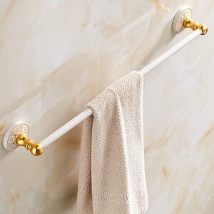 Towel Racks, Towel Rack Bathroom Wall Mounted Towel Rail Single Towel Bar Towel Rack Space Aluminum Towel Rail Bathroom Kitchen Wall Mounted Towel Rack Bathroom Shelf/a/60Cm