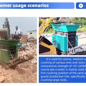 Mining Quarry Mobile Stone Crusher Mini Stone Mobile Jaw Crusher with Belt Conveyor Stone Crusher Machine