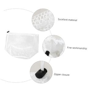 VOSAREA 5pcs Washing Machine Mesh Bag Washing Net Bag Mesh Laundry Bags Net Laundry Laundry Bag Laundry Mesh Bags Washing Mesh Organizer Bags Laundry Net Bag Mesh Surface White