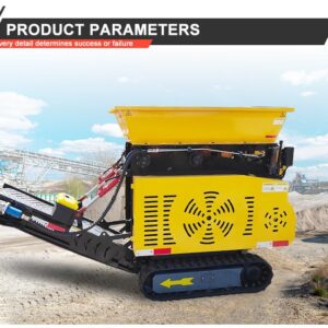 Mini Crawler-Mounted Mobile Jaw Crusher - Portable Stone Crusher Machine