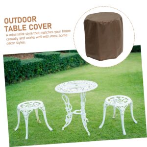 CAXUSD Furniture Dust Cover Furniture Protective Cover Tea Table Cover Patio Chair Covers for Outdoor Furniture Garden Furniture Cover 190 Silver Coated Polyester Taffeta Coffee