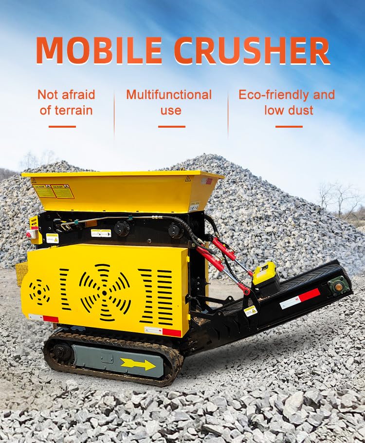 Mini Crawler-Mounted Mobile Jaw Crusher - Portable Stone Crusher Machine