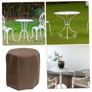 CAXUSD Furniture Dust Cover Furniture Protective Cover Tea Table Cover Patio Chair Covers for Outdoor Furniture Garden Furniture Cover 190 Silver Coated Polyester Taffeta Coffee