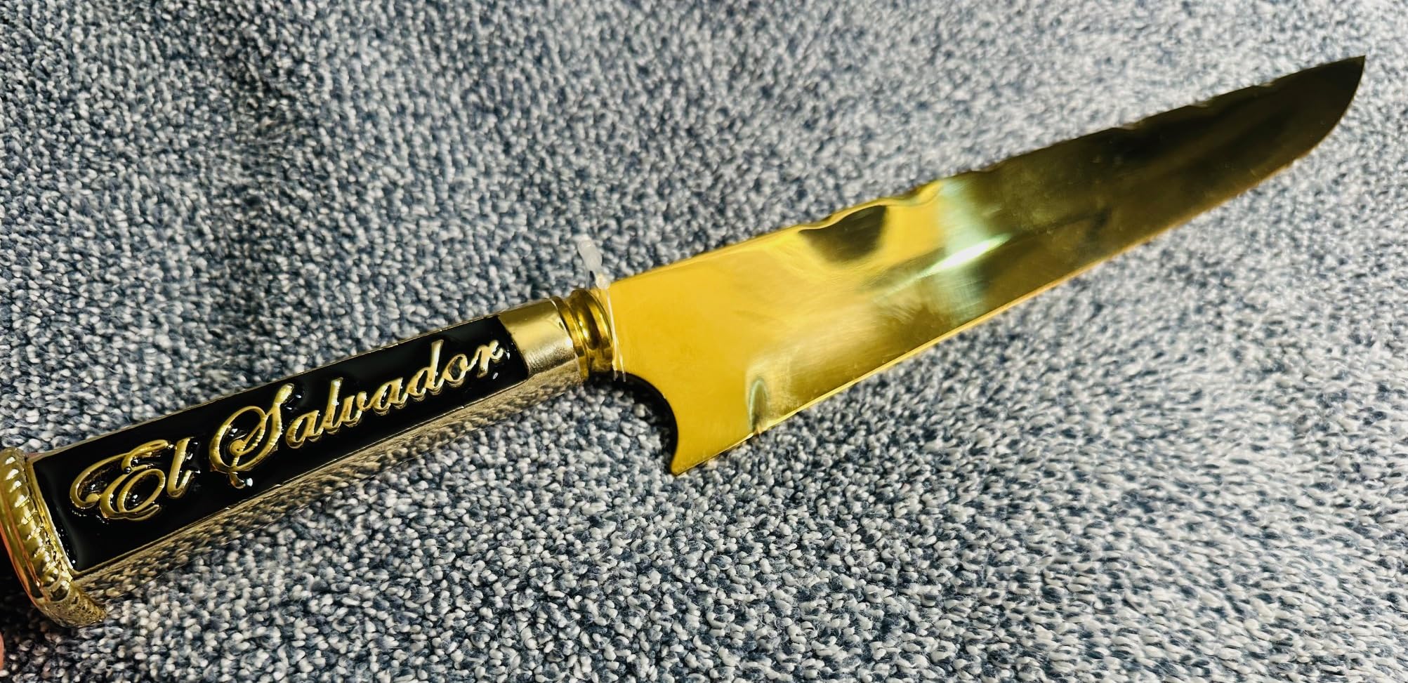 Golden Knife - El Salvador Style Knife - Made in Brazil