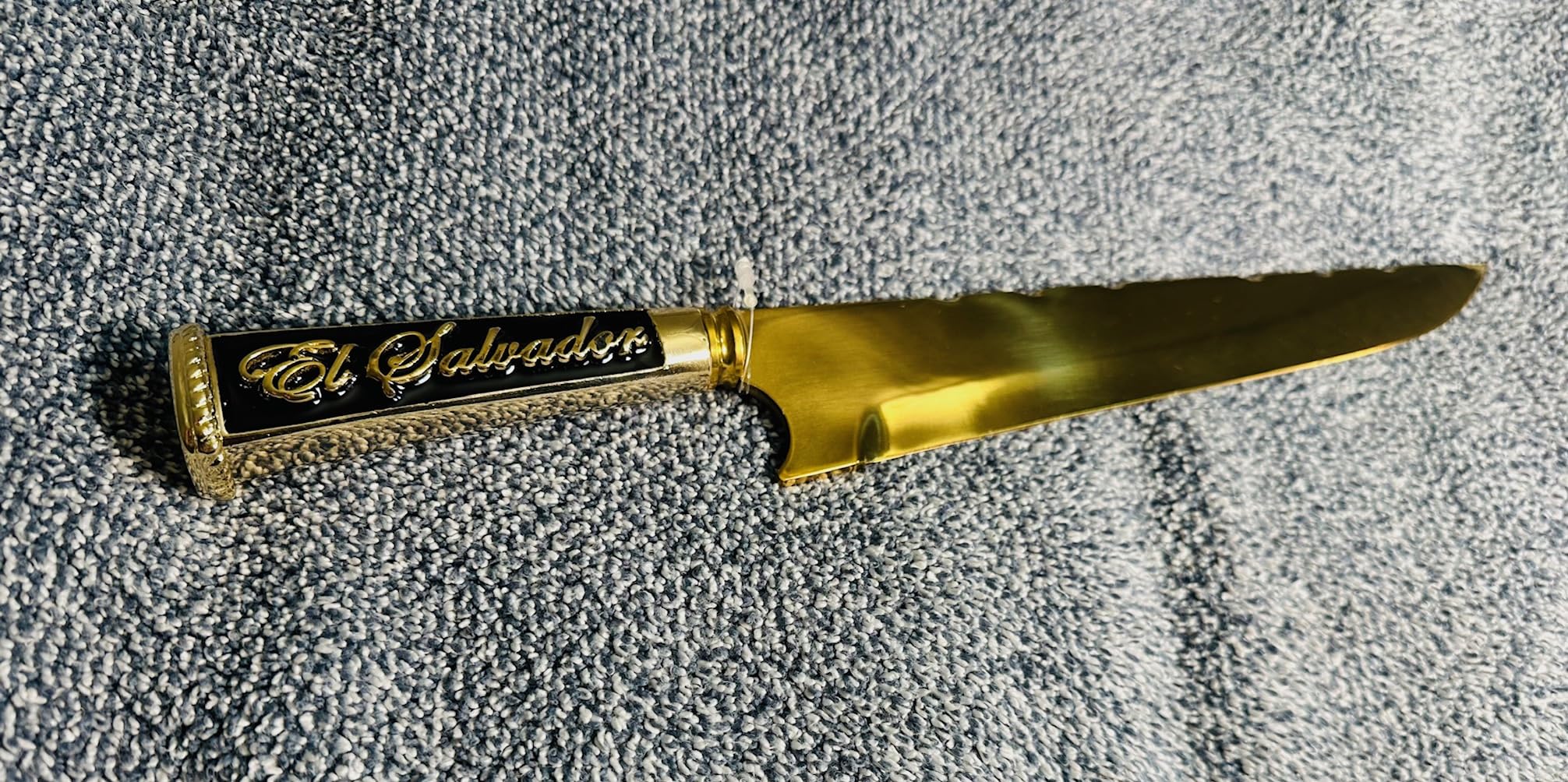 Golden Knife - El Salvador Style Knife - Made in Brazil