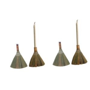 vosarea 2sets broom whisk brooms hair broom desktop broom desktop small broom home cleaning broom small cleaning broom multifunctional broom cleaning brooms small whisk broom 2pcs*2