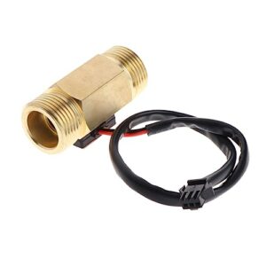 SKISUNO 4 Water Flow Sensor Hall Effect Sensor Hall Effect Meter Hall Effect Water Sensor Water Water Hall Sensor Cfm Meter Water Meter Water Purifier Hall Flow Meter Golden