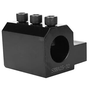 SBHA25,20or25or32 CNC Lathe Inner Diameter Auxiliary Tool Holder Improve Tool Rigidity, Extend Tool Life, Automatically Center Height More Accurately, Fix Center of the Tool,