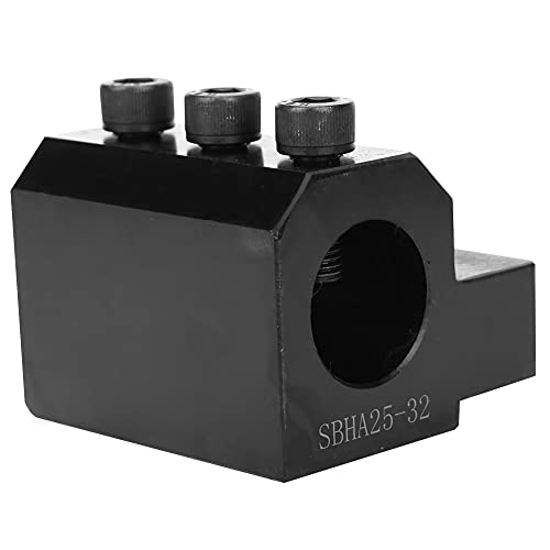 SBHA25,20or25or32 CNC Lathe Inner Diameter Auxiliary Tool Holder Improve Tool Rigidity, Extend Tool Life, Automatically Center Height More Accurately, Fix Center of the Tool,