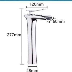 GUOWENHA Kitchen Taps Basin Faucet Bath Waterfall Shower Faucet Bathtub Faucet Deck Mounted Brass Bathroom Faucets