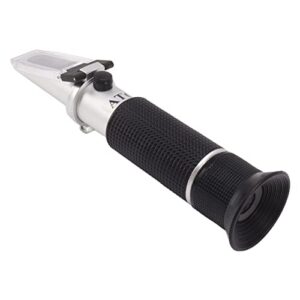 Brix Meter Refractometer Portable Aluminum Handheld Sugar Content Hydrometer for Various Applications