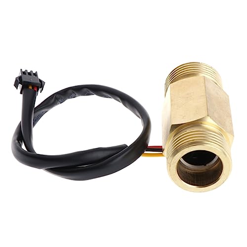 GARVALON 4 Water Flow Sensor Water Purifier Hall Effect Meter Water Hall Sensor Water Meter Cfm Meter Hall Flow Meter Hall Sensor Meter Hall Effect Water Sensor Hall Effect Sensor Golden