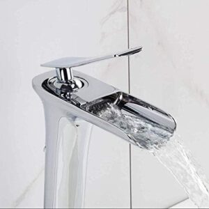 GUOWENHA Kitchen Taps Basin Faucet Bath Waterfall Shower Faucet Bathtub Faucet Deck Mounted Brass Bathroom Faucets