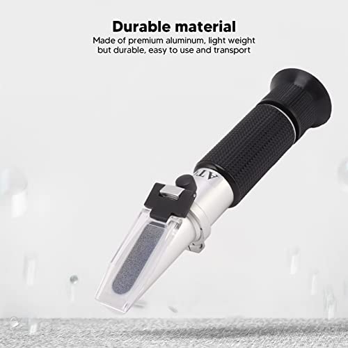 Brix Meter Refractometer Portable Aluminum Handheld Sugar Content Hydrometer for Various Applications