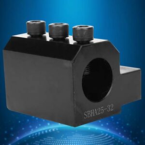 SBHA25,20or25or32 CNC Lathe Inner Diameter Auxiliary Tool Holder Improve Tool Rigidity, Extend Tool Life, Automatically Center Height More Accurately, Fix Center of the Tool,