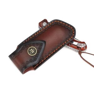 BOGEEL Leather Holsters Folding Pouches Leather Sheath Leather Holsters for Collectors Enthusiasts