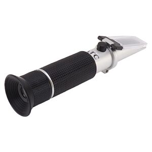 Brix Meter Refractometer Portable Aluminum Handheld Sugar Content Hydrometer for Various Applications