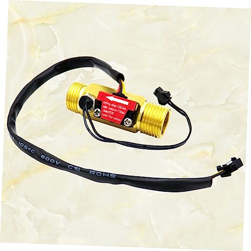 SKISUNO 4 Water Flow Sensor Hall Effect Sensor Hall Effect Meter Hall Effect Water Sensor Water Water Hall Sensor Cfm Meter Water Meter Water Purifier Hall Flow Meter Golden