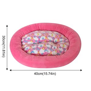 Calming Dog Bed Small Cat Bed Friday Black Deals Today Dog Bed Round with Anti-Slip Bottom Anti-Anxiety Luxury Cozy Dog Bed Dog Bed for Crate(16 in)