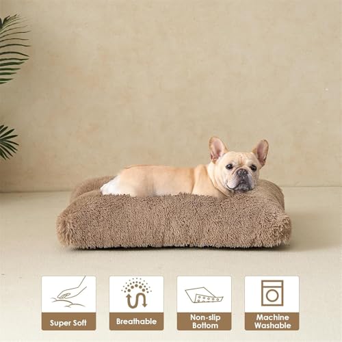 Dog Bed for Crate Dog Beds for Large Dogs Friday Black Deals Today Dog Mat for Crate with Anti-Slip Bottom Anti-Anxiety Warming Comfy Dog Bed Calming Dog Beds(40 in)