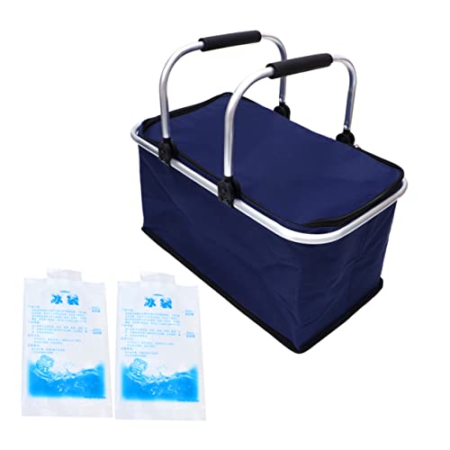 FELTECHELECTR Box Outdoor Portable Incubator Insulated Food Bags Insulated Food Bags Bbq Utensils for Grill Warming Bin Insulated Grocery Bag Thermal Insulation Food Bags Blue