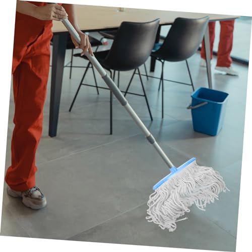 COOLHIYA Replaceable Mop Head Vintage Mop Rope Mop Head Mop Replacement Parts Mop Refill Mop Heads Industrial Mop Heads Cotton Mop Heads Water Absorption Mop Cleaning Mop Plastic