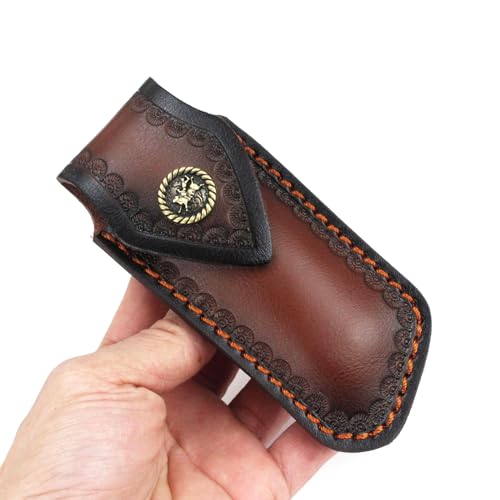 BOGEEL Leather Holsters Folding Pouches Leather Sheath Leather Holsters for Collectors Enthusiasts