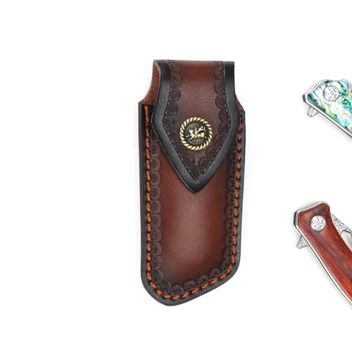 BOGEEL Leather Holsters Folding Pouches Leather Sheath Leather Holsters for Collectors Enthusiasts