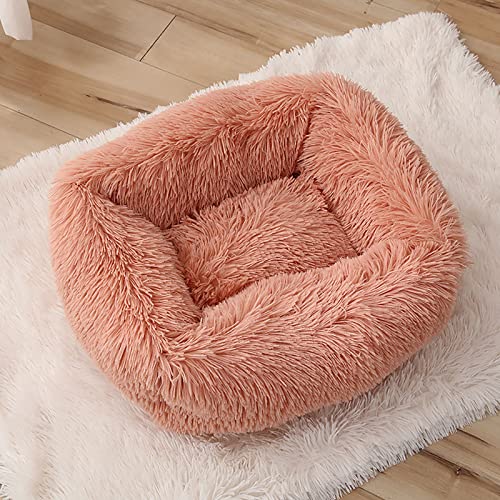 Calming Dog Bed Dog Bed for Large Dogs Friday Black Deals Today Rectangular Dog Bed Cozy Plush Fluffy Faux Fur Anti-Anxiety Luxury Soft Dog Bed Dog Bed for Crate(26 in)