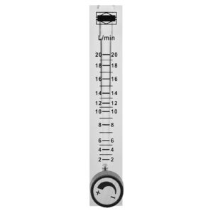 lzq-7 flowmeter 2-20lpm flowmeter with control valve for oxygenairgas