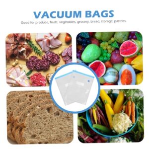 Hoement 1 Set Vacuum Compression Bag Filament Bags Cooking Bags Sous Vide Vacuum Fresh Keeping Bag Food Preservation Bag Precut Bags Reusable Stand up Bags Zipper Vacuum Seal Bags Pa