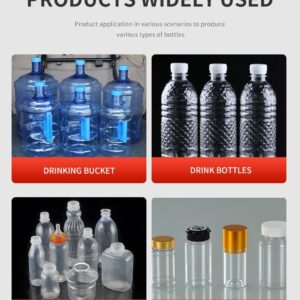 Intelligent 100 Bottles/Hour PET Blow Molding Machine Efficient Bottle Extrusion