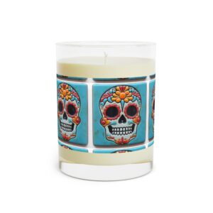 Scented Candle Sugar Skull Day of The Dead Dia de Los Muertos 13