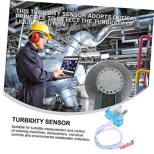 MUCKLILY Module Turbidity Meter Water Sensor Turbidity 3.3-5v Water Quality Detection Turbidity Testing Turbidity Measurement Sensor Water Turbidity Sensor Turbidity Tester Plastic Blue