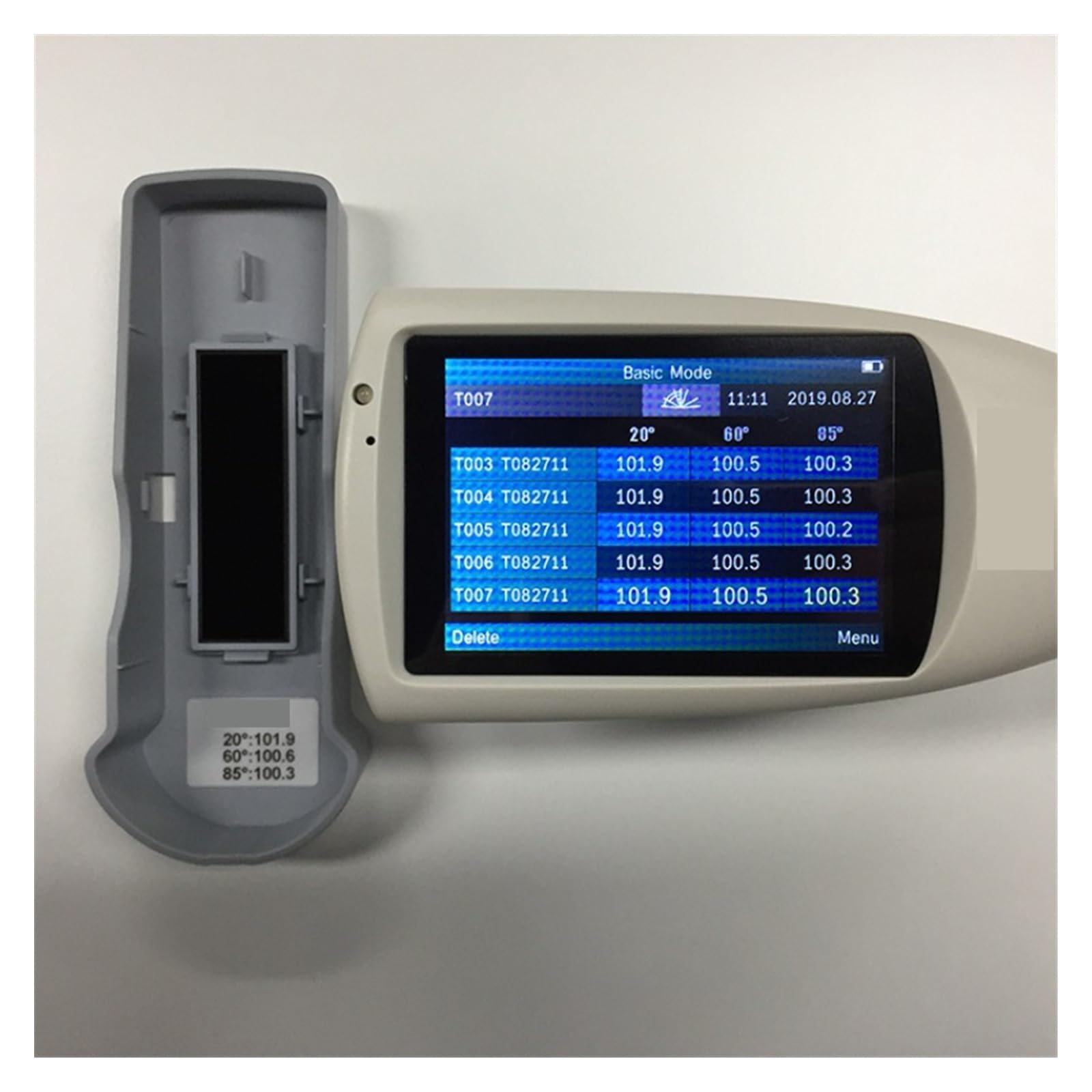 Tint Meter, Three Angle Gloss Meter for Paint Glossmeter NHG268 Precise with Touch Screen,Color Sensor