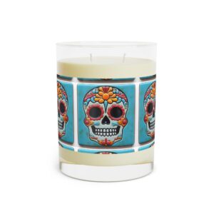 scented candle sugar skull day of the dead dia de los muertos 13